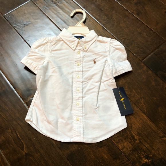 Ralph Lauren Shirts & Tops Ralph Lauren Girls White Button Down